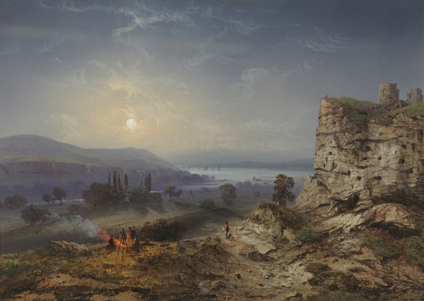 View of the Valley of Inkermann by Carlo Bossoli